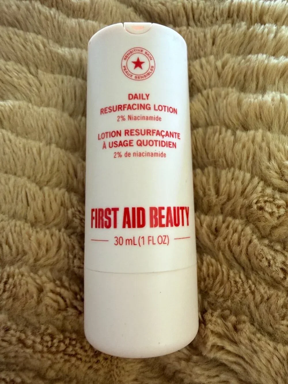 FIRST AID BEAUTY Daily Resurfacing Lotion w/2% Niacinamide | 1 oz NEW IN BOX